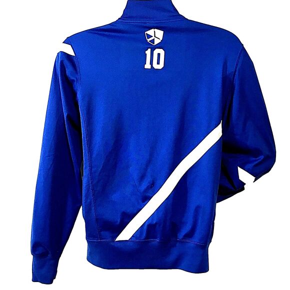 Nike Dri-Fit Soccer Track Jacket Zip Blue CASA Clemson Athletic S Men L Women - Picture 4 of 12